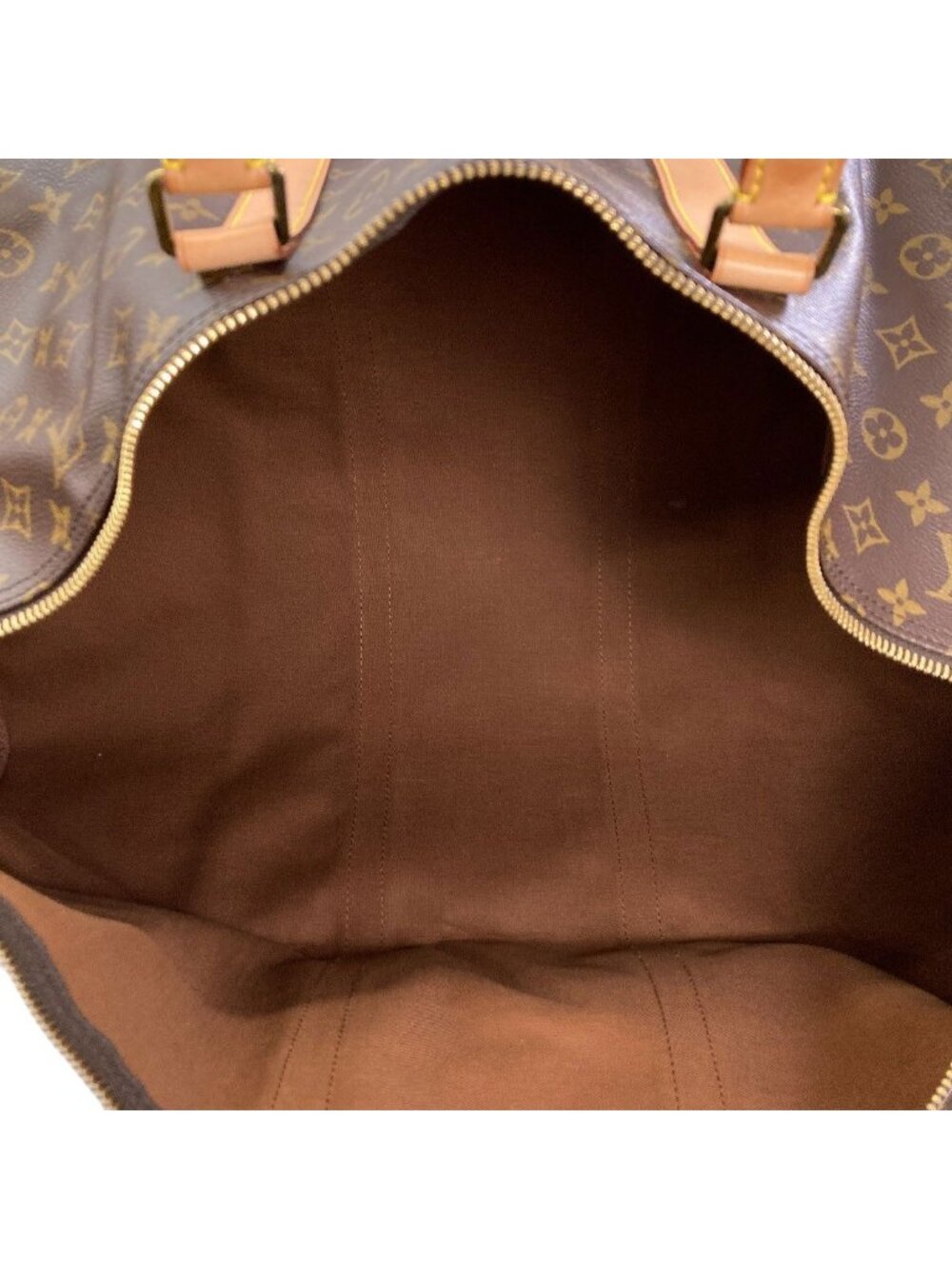 Louis Vuitton Keepall 60 Bandouliere Boston Bag Monogram Canvas - Picture 5 of 15